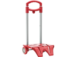 Miquelrius Carrito Portamochilas Trolley Extensible - Rojo