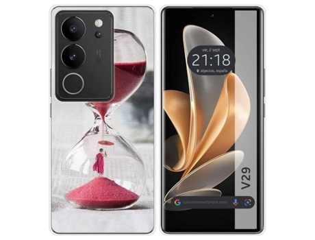 Funda Diseño Reloj para Vivo V29 5G TUMUNDOSMARTPHONE Silicona Multicolor