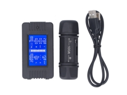 Monitor De Batería 8-120v 0-100a 0-999ah Medidor De Capacidad Voltaje Corriente Con Derivación 100a