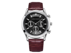 Reloj De Pulsera Para Hombre Hannah Martin De Aleación Analógica De Cuarzo Redondo Impermeable