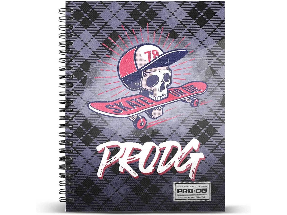 Cuaderno PRODG Skull (A4 - Cuadriculado)