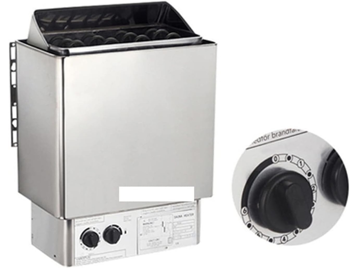 Calentador Eléctrico Para Sauna Sca De Acero Inoxidable Con Controlador Interno 3kw / 4,5kw 6kw 8kw 9kw