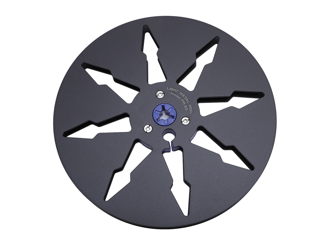 Bobina Vazia De Fita 1/4 Polegada 7 Polegadas De Liga De Alumínio Para Gravador Revox Studer Preto