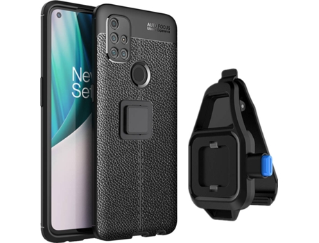 Funda Oneplus Nord N100 Rugged Leather con Soporte de Cintura Negro