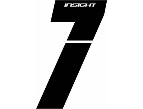 Paquete de Números Insight 7 (Negro - 10 cm)