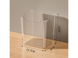 Contenedor de alimentos para refrigerador, contenedor de almacenamiento con puerta lateral, contenedor para huevos, frutas y verduras (Mdug, 1 unidad)