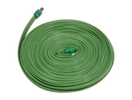 Manguera de riego 3 tubos PVC verde 22.5 m VIDAXL