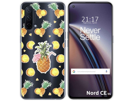 Carcasa OnePlus Nord CE 5G TUMUNDOSMARTPHONE Dibujos Transparente Multicolor