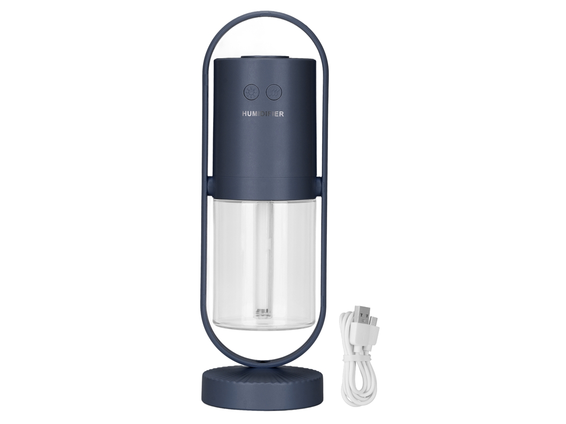 Humidificador Portátil Mini Giratorio De 360° Con 2 Modos De Pulverización Para El Hogar, La Oficina Y Los Viajes - Azul Oscuro