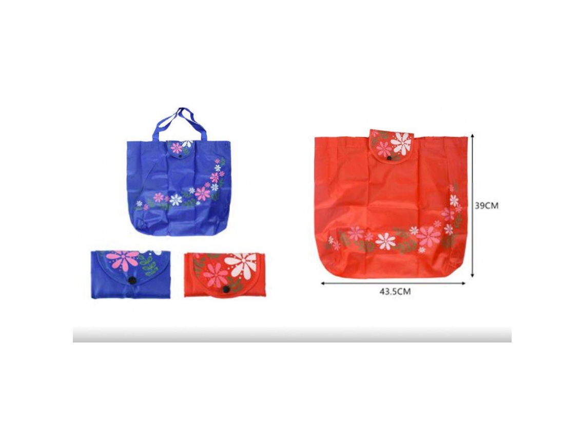 Bolsas de compras plegables reutilizables con estampado floral para uso diario, bolsas de mano ligeras, bolsas ecológicas, bolsas de supermercado portátiles