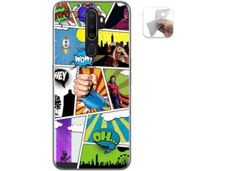 Carcasa Oppo A5 2020 TUMUNDOSMARTPHONE Comic