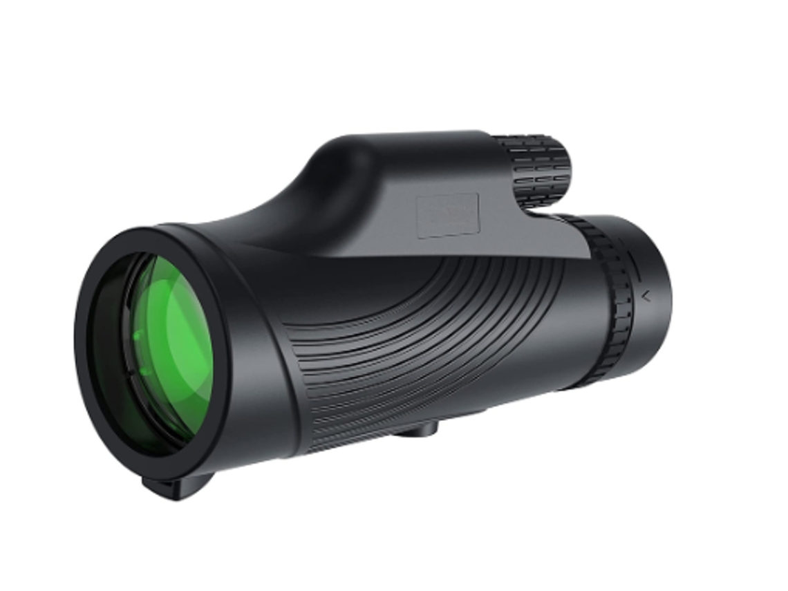 Telescopio monocular 10x42 para adultos, ligero, portátil, de bolsillo, para observación de aves, Bestvite (negro)