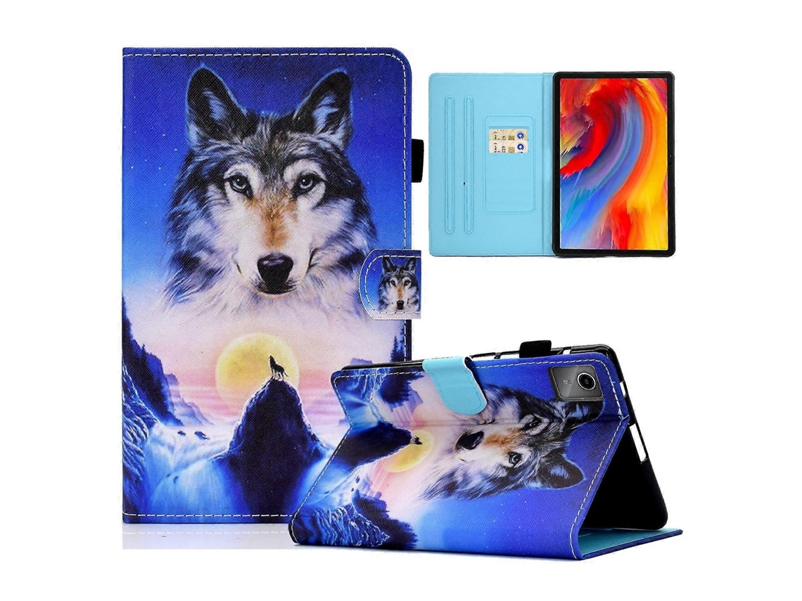 Funda de cuero colorida para tableta de dibujo con ranura para bolígrafo para Lenovo Tab M11/Xiaoxin Pad 11 2024 (Webake)