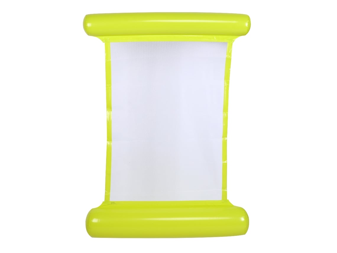 Hamaca Flotante Inflable Para Piscina Y Playa, Silla De Piscina Amarilla Portátil