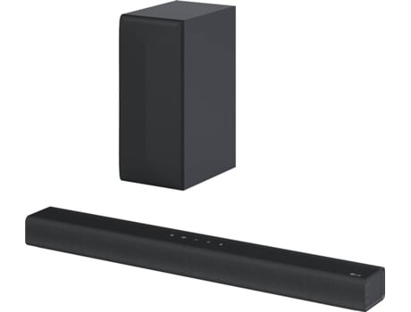 Soundbar LG S60Q (2.1 - 300 W - Subwoofer Sin cables - Negro)