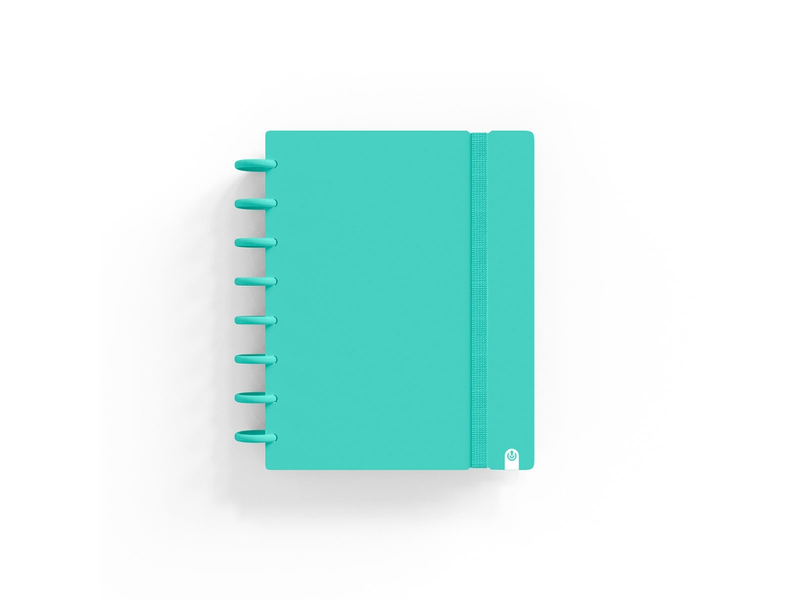 Cuaderno INGENIOX A5 Rayado 80Hj 100G Foam C/Goma Elástica Menta Pastel 66025017