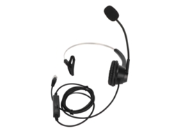 Fone De Ouvido Rj9 Com Microfone Anti-ruído Para Centro De Chamadas Escritório Serviço Ao Cliente H360-rj9-mv