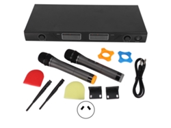 Sistema De Micrófono Inalámbrico Dual Uhf U-838 Profesional Para Cines En Casa, Conferencias, Enchufe Au