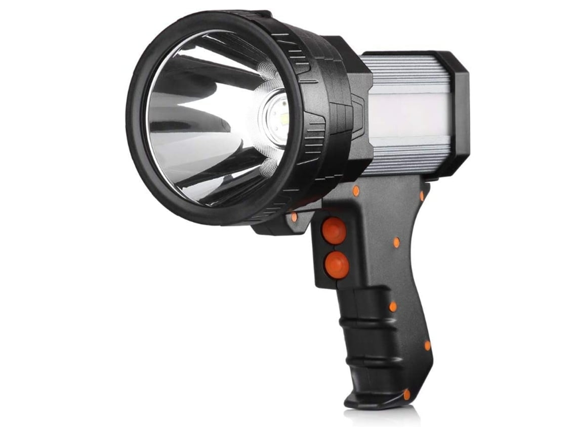 YEMAESRE Q953 Linterna Negra Recargable de 6000 Lúmenes
