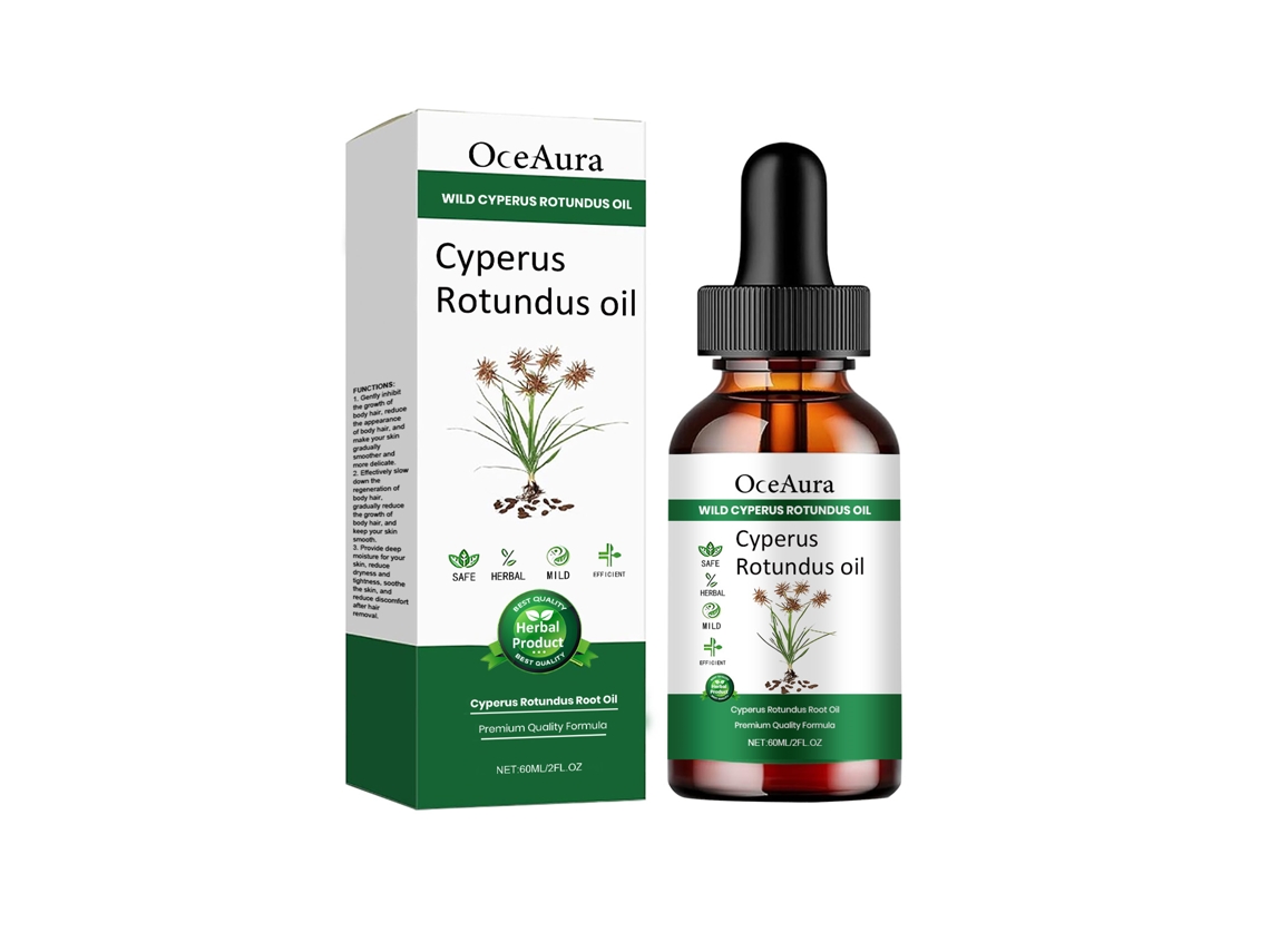 Aceite eficaz para la depilación corporal