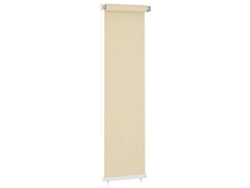 Persiana enrollable VIDAXL Crema Polietileno (60 x 230 cm)
