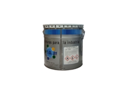 Pintura de caucho clorado para suelos, rotulación RAL 15, claro (RAL 5009 Azul)