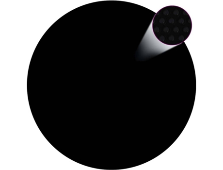 vidaXL Cubierta de piscina PE negra 455 cm