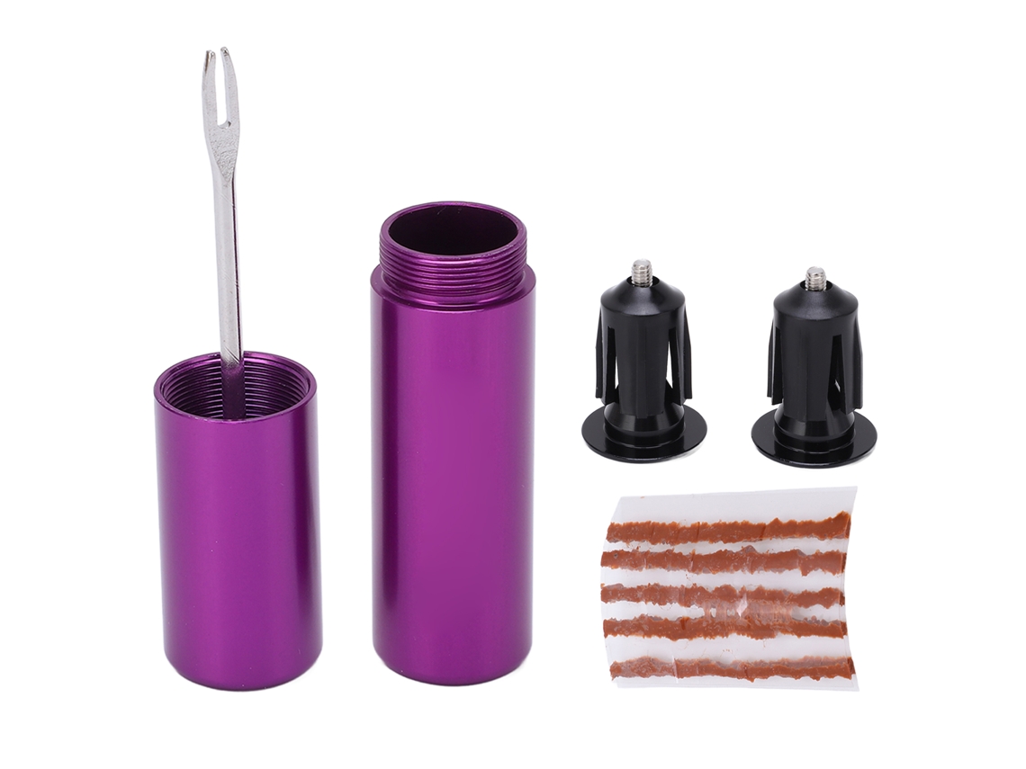 Kit De Reparación Rápida Para Neumáticos Sin Cámara Para Bicicletas De Montaña Y De Carretera Con Herramienta Integrada En El Manillar.