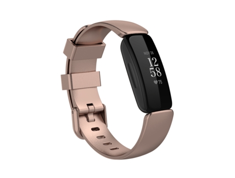 Correa de reloj inteligente para Fitbit Inspire 2 TPE, Talla: S (oro rosa)