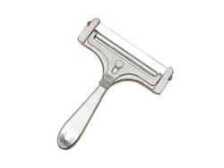Rallador de queso con grosor ajustable, cortador de queso blando y semiduro, 1 pieza, plateado Everley891