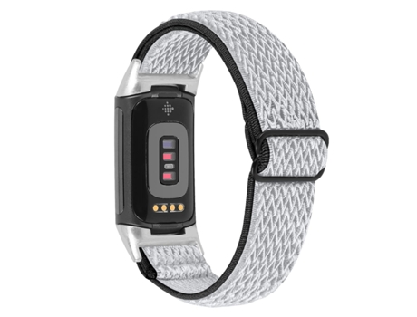 Correa INF Wbf-hsc5vns-1411d Fitbit by Google Charge 5 (Nylon/Acero Inoxidable - Gris)