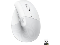 Ratón LOGITECH Lift Off White (Inalámbrico - 4000 dpi - Blanco)