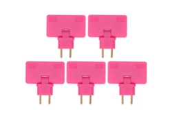 5 Adaptadores De Enchufe Inalámbricos De 180 Grados, Convertidores De Extensión, De 1 A 3 Unidades.