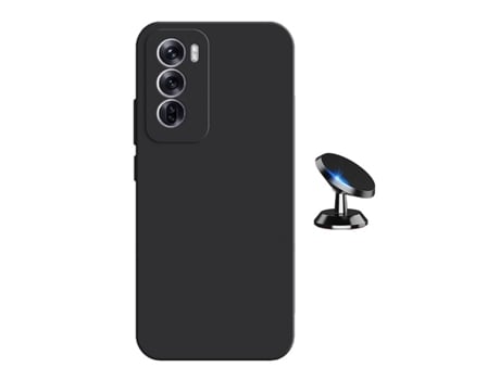 Funda Proteção Traseira Compativel para Oppo Oppo Reno12 GIFT4ME Silicona Negro