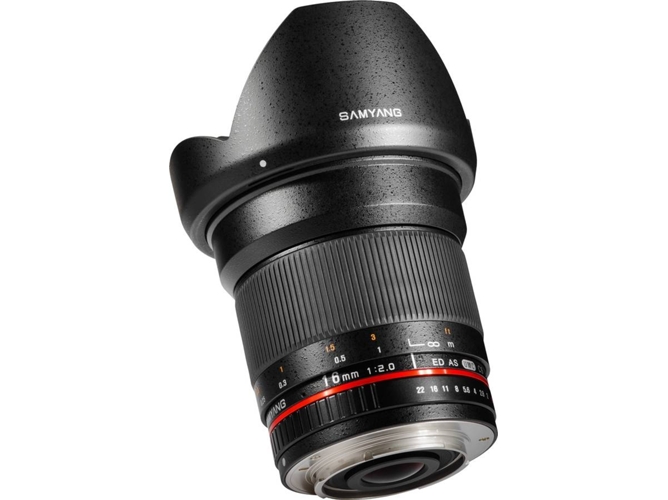 Objetivo SAMYANG 16mm F2.0 As Umc Cs A (Encaje: Sony Alpha - Apertura: f/2 - f/22)