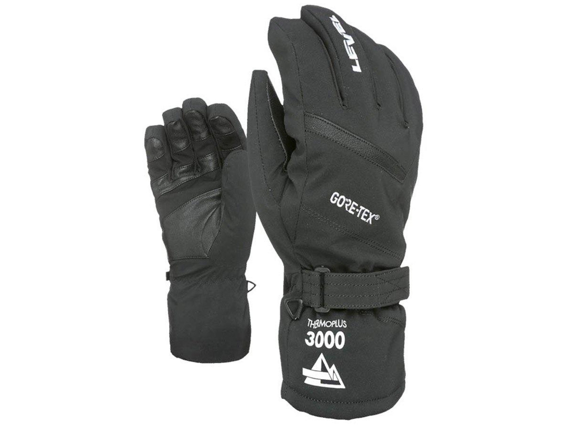 Guantes para Hombre LEVEL Lavas Evolution Goretex Negro para Esquí (M)