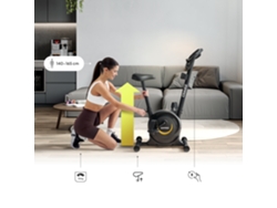 Bicicleta Estática ZIPRO One S - Resistencia Magnética Silenciosa, Pantalla LCD, Asiento Ajustable, Soporte Para Móvil - Máx. 110 Kg, Diseño Compacto