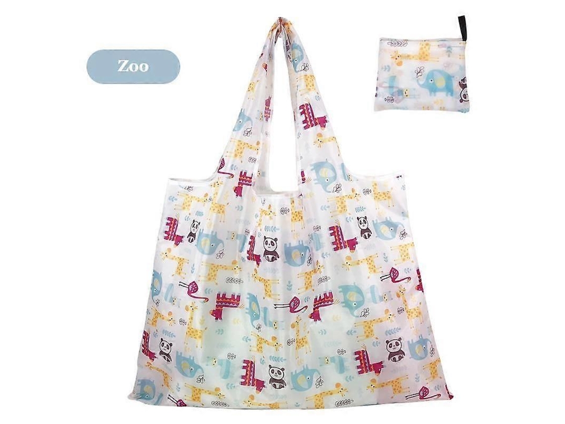 Bolso de hombro grande de tela Oxford gruesa, ecológico, reutilizable, portátil, plegable, bolso de compras para mujer. GOKOCO