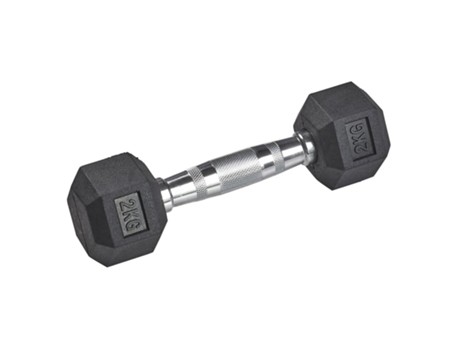 Mancuerna de goma hexagonal TANGA SPORTS