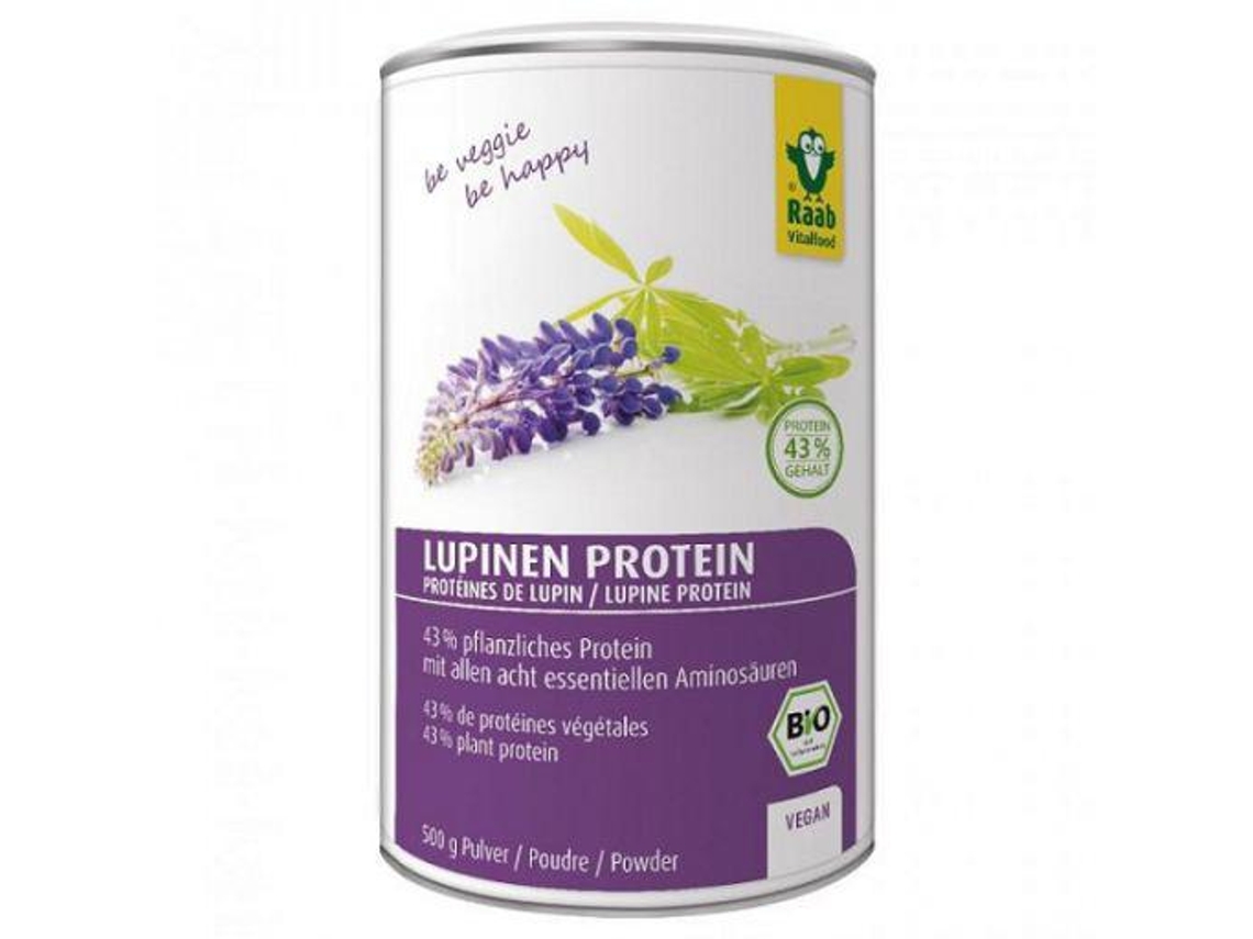 Complemento Alimentar RAAB Raab Bio Lupine Protein Powder 500G 500 Gr