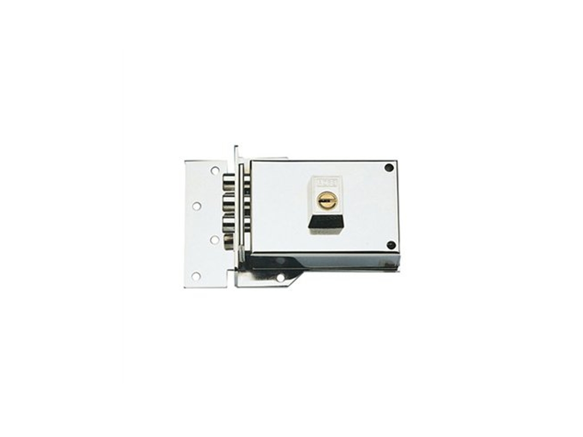 Cerradura De Seguridad Cromada Derecha Yale 7 Owf