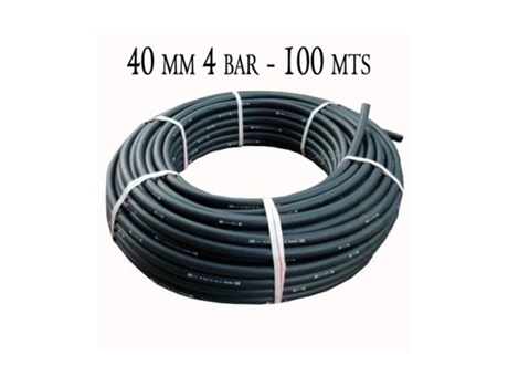 Tuberia Polietileno Agricola 40 Mm 4 Bar 100M Negro SUINGA