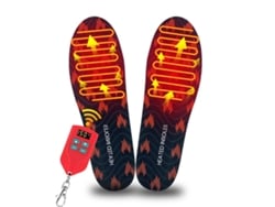 Mtengoo Plantillas Térmicas Eléctricas Unisex Control Remoto Inalámbrico 60s Recargables Usb Resistentes Agua Batería Integrada Invierno Exterior