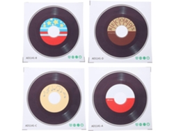 Calcomanías de vinilo en blanco de 9,82 pulgadas, pegatinas de vinilo para pared, pegatinas retro, adornos decorativos para el hogar, cafetería y bar.