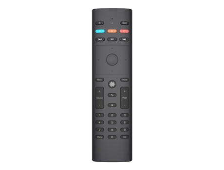 Mando TV G40S por voz Air Mouse Mini teclado inalámbrico con aprendizaje de salto para Android Tv Box Negro