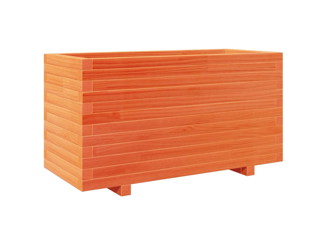 Jardinera VIDAXL Marrón Madera (90x40x49.5 cm)