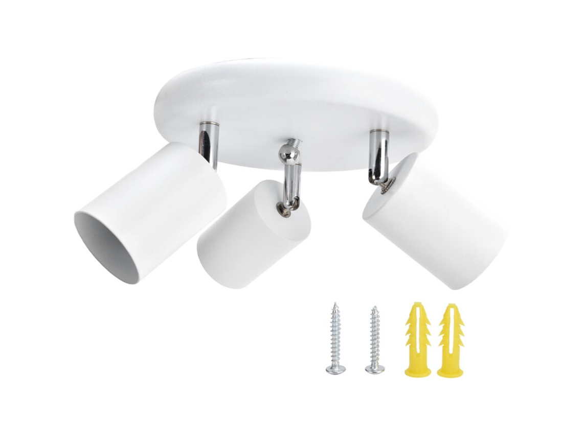 Soporte De Techo Para Proyector Gu10 Con 3 Cabezales Para Dormitorio O Sala De Estar.