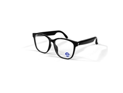 Gafas inteligentes Chrui Gs16, gafas de sol musicales 2 en 1 con protección UV (blancas)