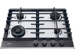 Placa de Gas HAIER HAHG6BF4TX (Gas Natural - 60 cm - Inox)