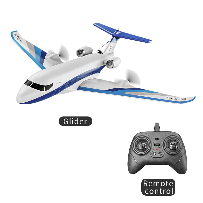 Avión planeador de ala fija con control remoto, fabricado en EPP, modelo de juguete inalámbrico MDUG